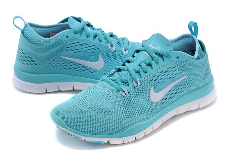Nike Free 5.0 V2 femme livraison gratuite nouveau bleu blanc beau